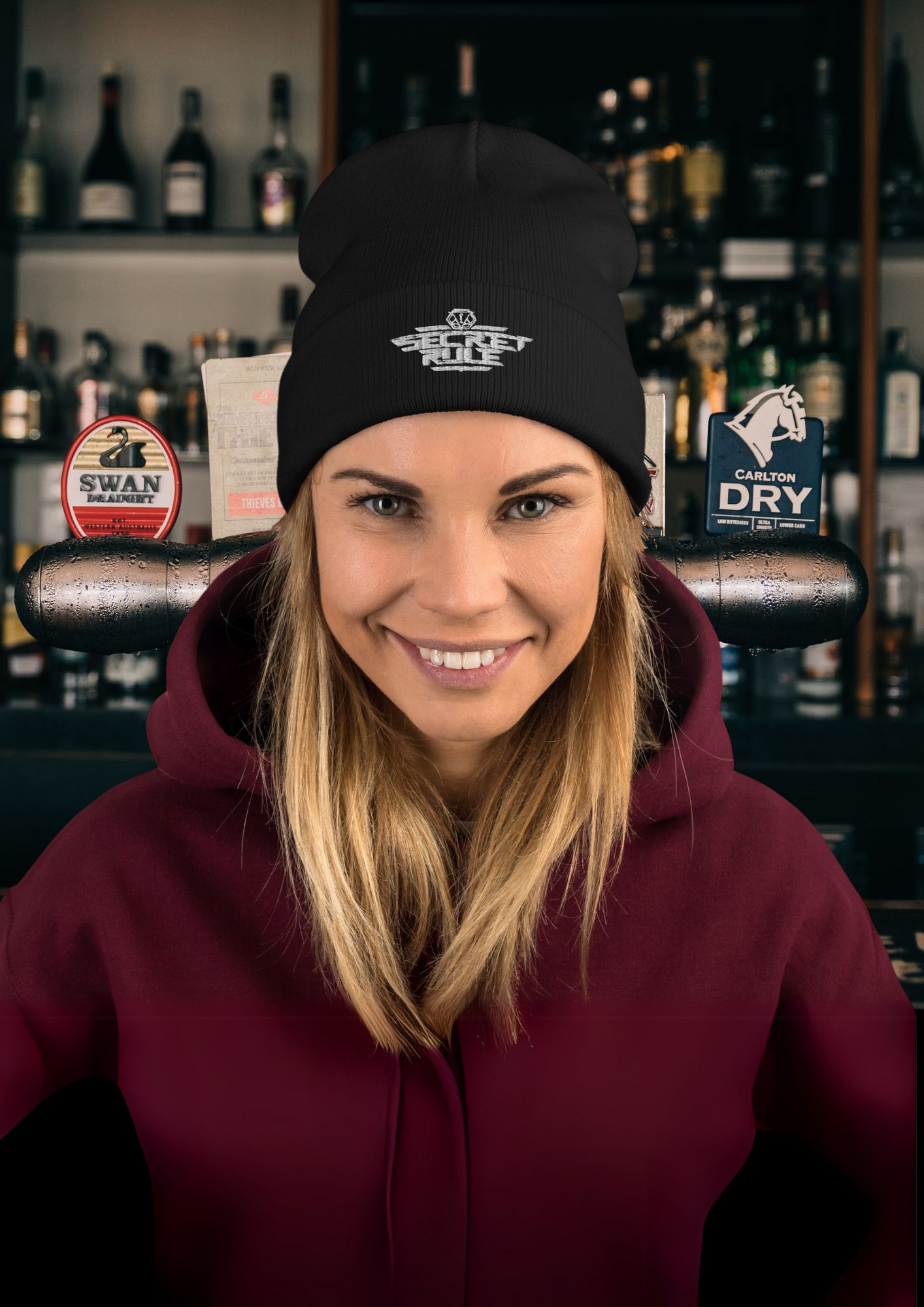 Secret Rule Beanie – Black & Red Variants | Official Band Merch