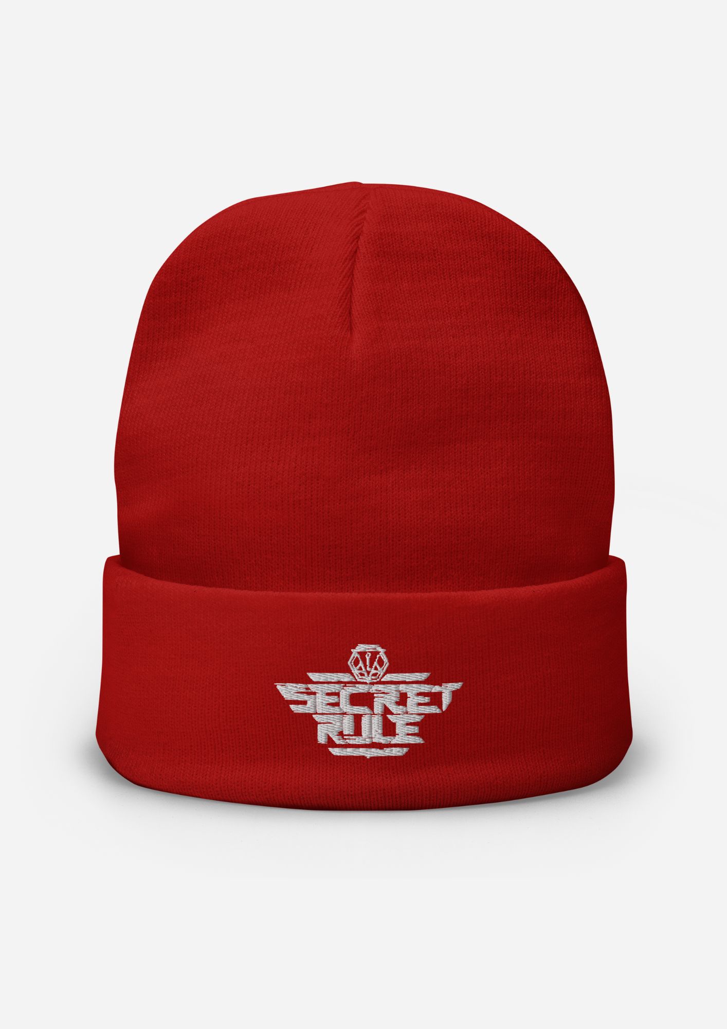 Secret Rule Beanie – Black & Red Variants | Official Band Merch