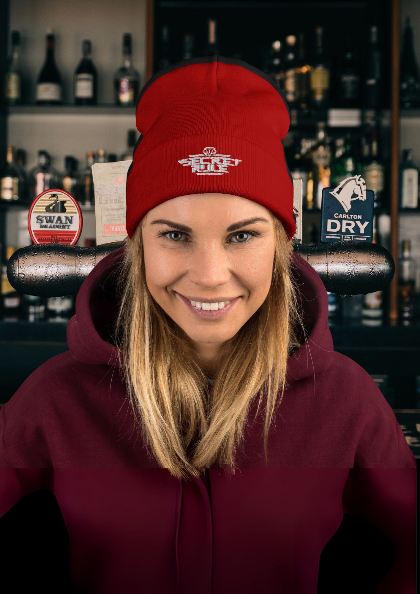 Secret Rule Beanie – Black & Red Variants | Official Band Merch