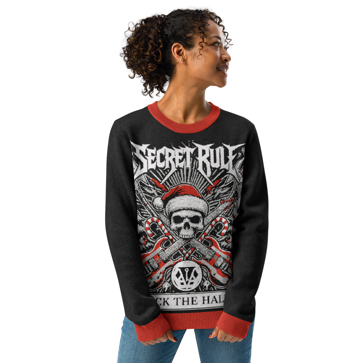 Secret Rule – Rock the Halls Christmas Sweater