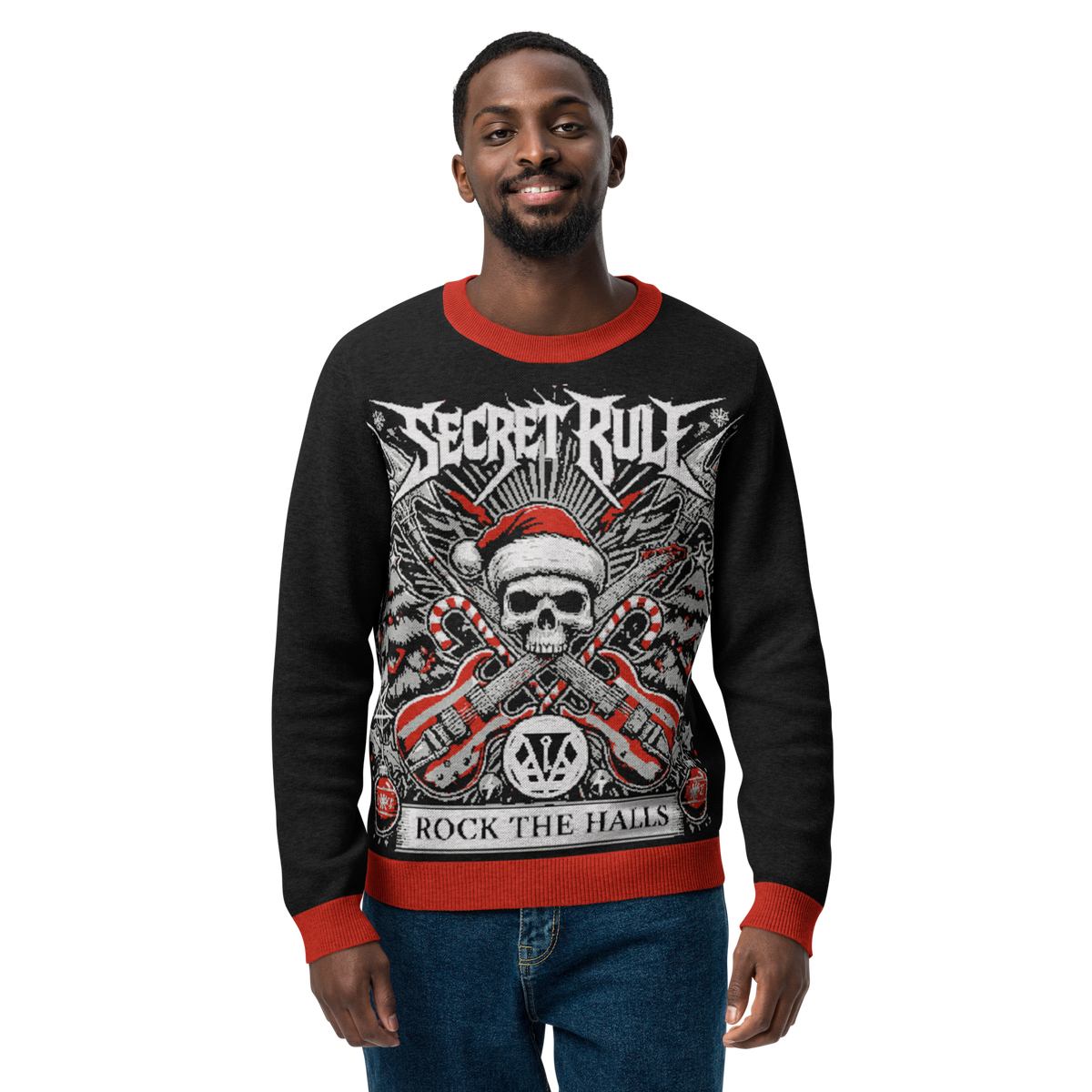 Secret Rule – Rock the Halls Christmas Sweater
